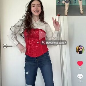 Off white Cropped Button-Up bolero